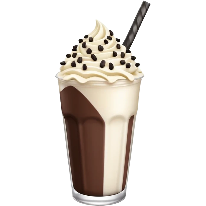 Cookies and cream shake  emoji