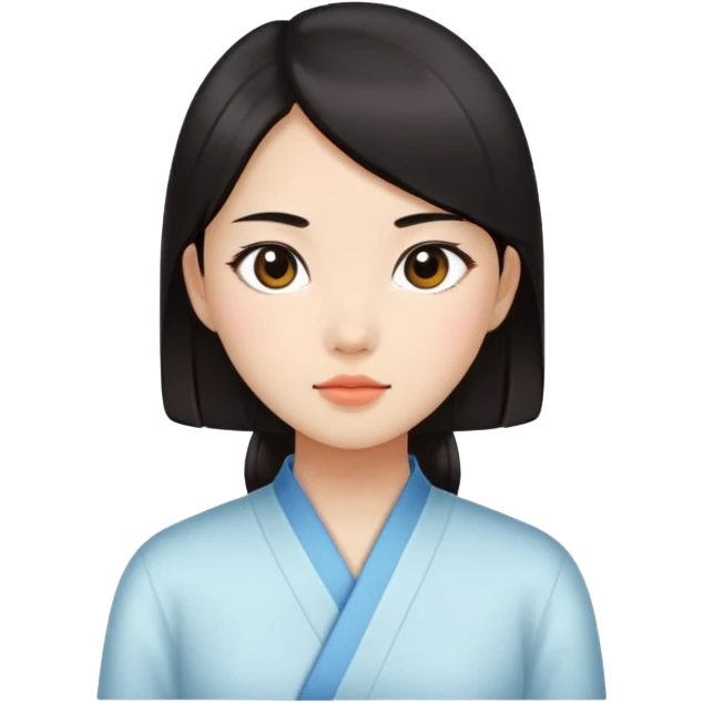 Una chica china  emoji
