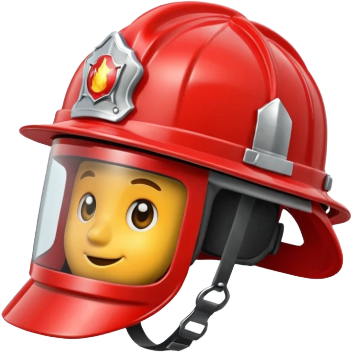 Casque de pompiers  emoji
