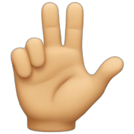 Ok but the thumb is bend a bit forwarm emoji