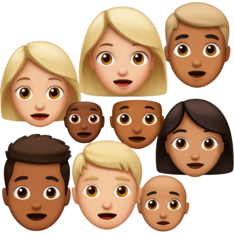 Funny faces emoji