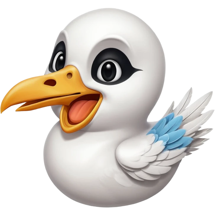 Чайка яростно смеётся emoji