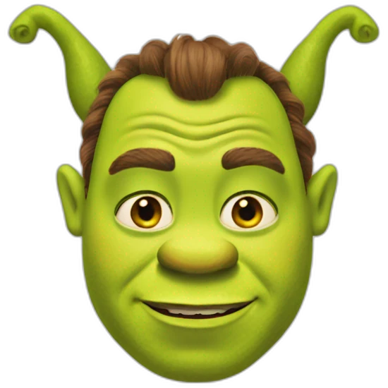 shrek with shrek ears emoji