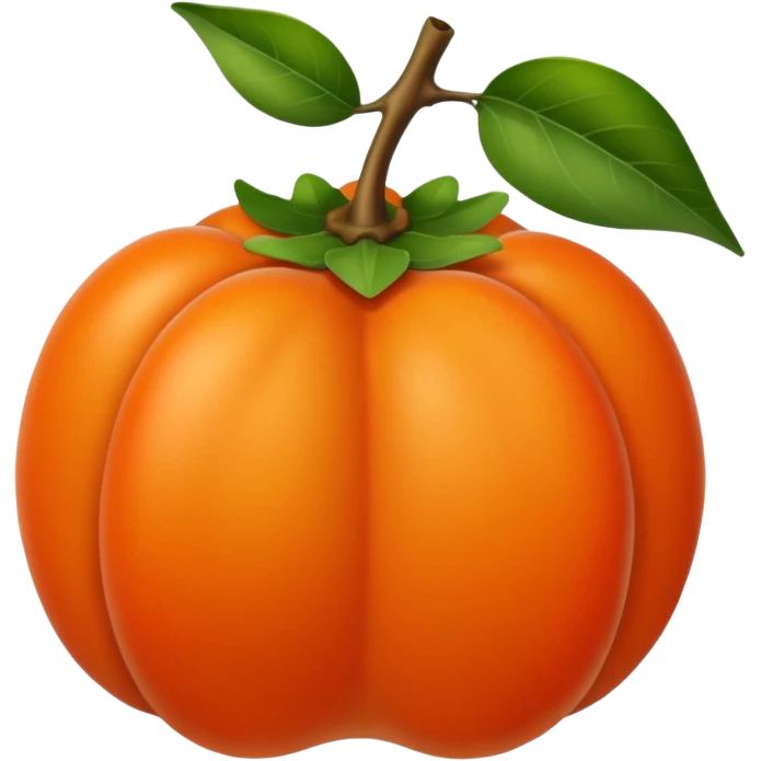 persimmon emoji