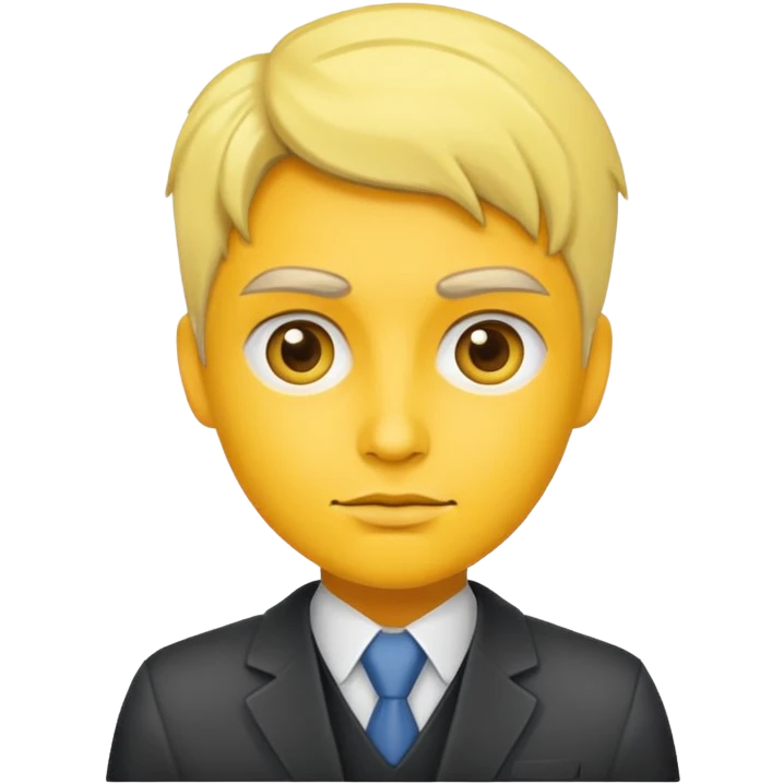journalist with yellow skin, no gender marker emoji
