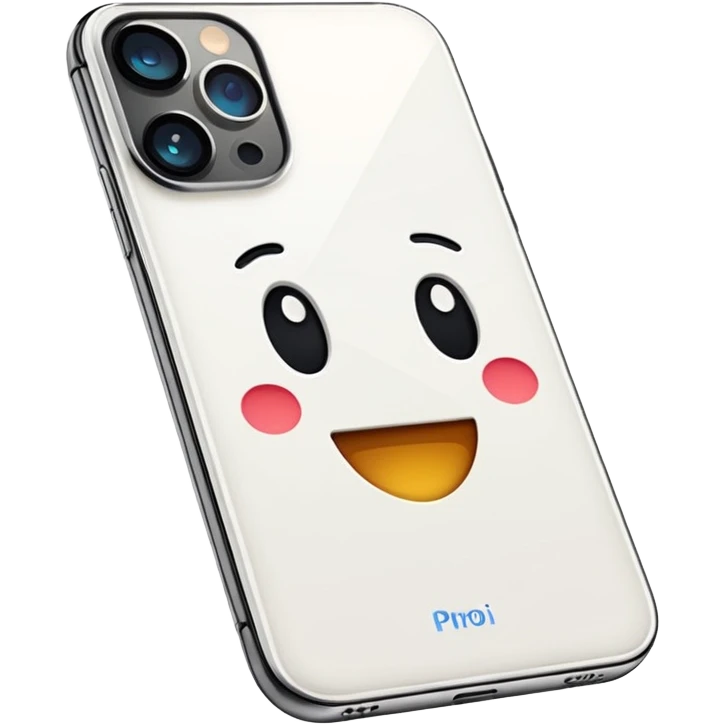 white iphone 15 pro max  emoji