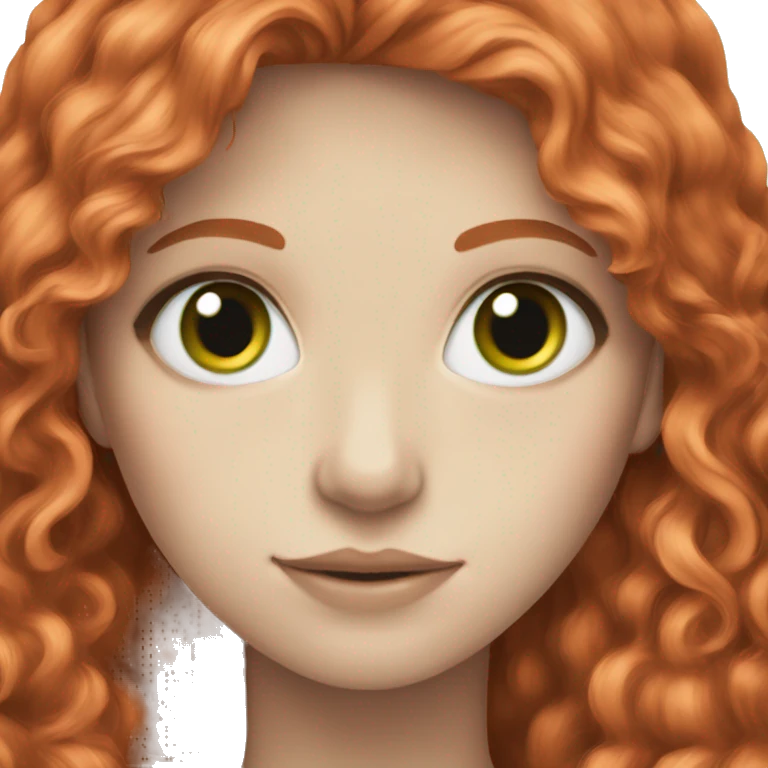 red hair green eyes pale skin emoji