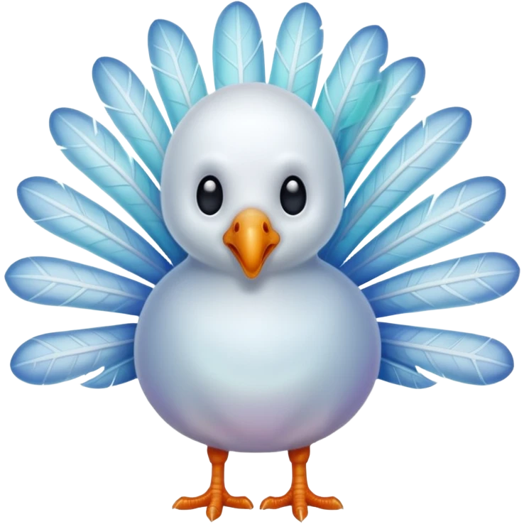 Ghost turkey emoji