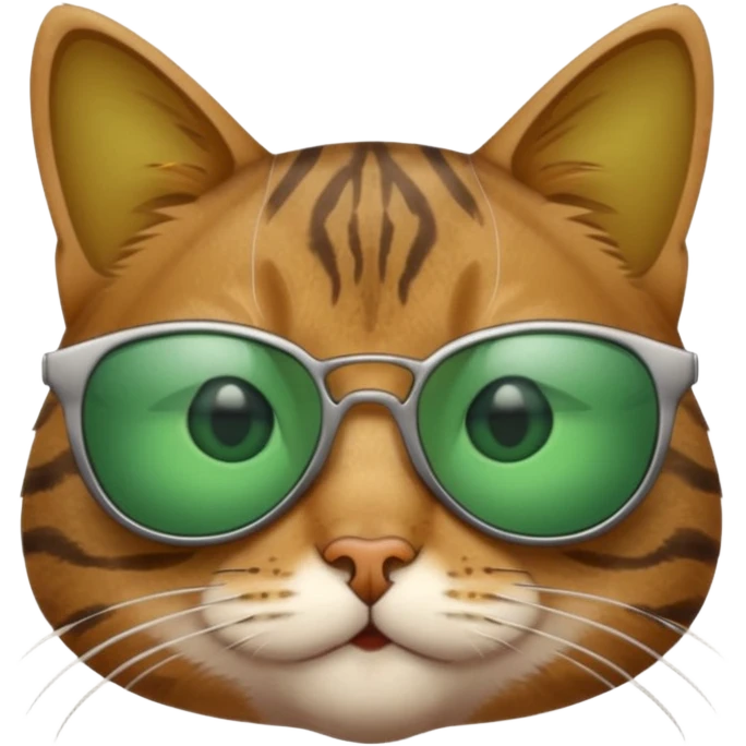 Cat wearing sunglasses emoji