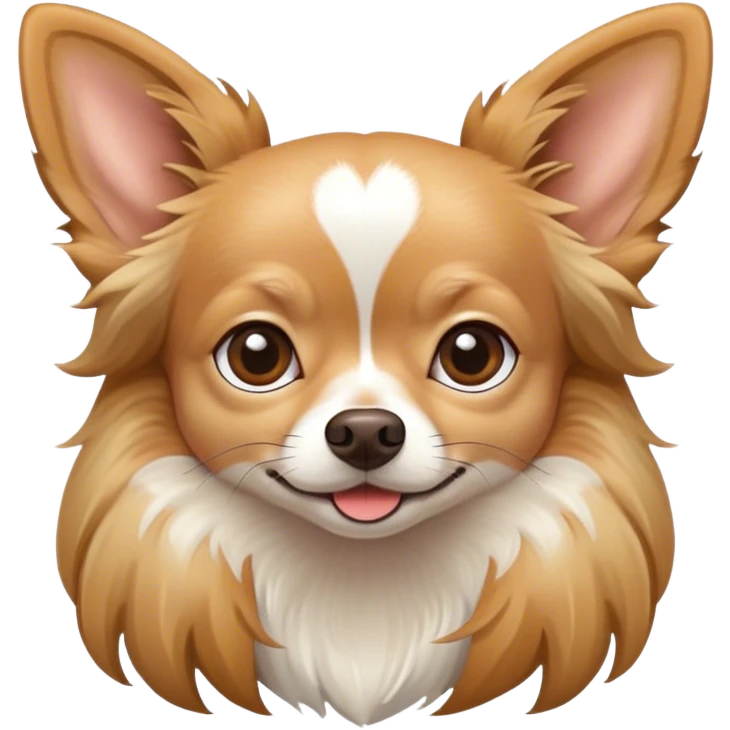 long-haired chihuahua  emoji