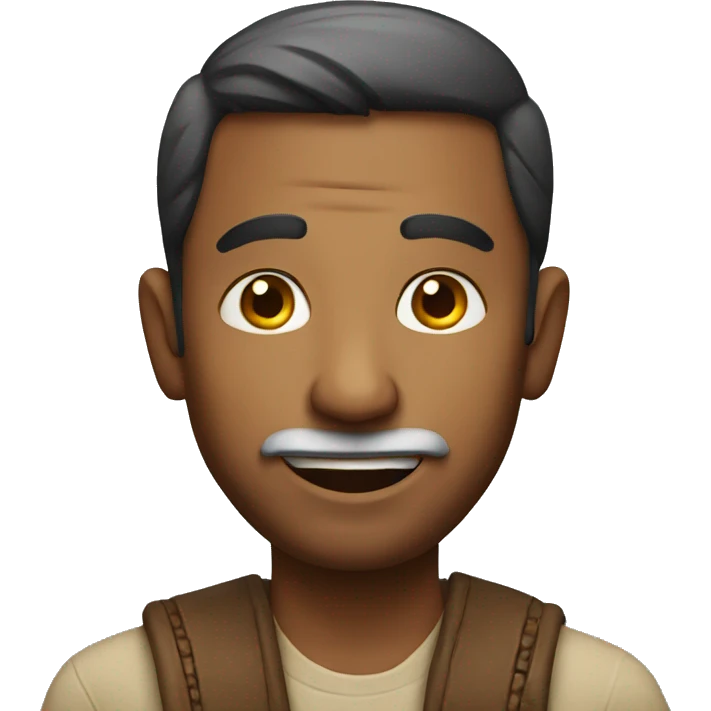 indian man talking  emoji