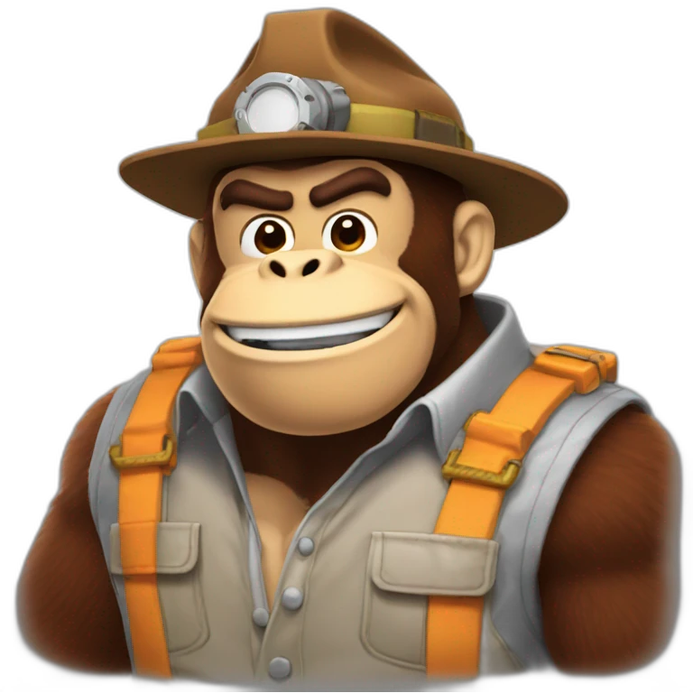 donkey kong engineer emoji
