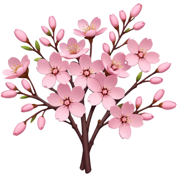 Flower Bouquets, Sakuras
 emoji