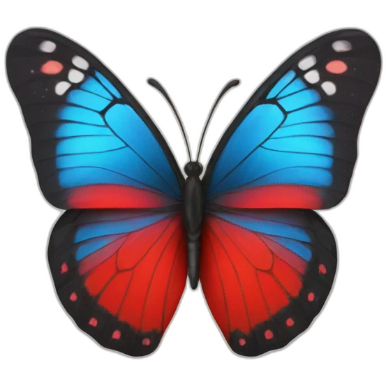 red butterfly emoji