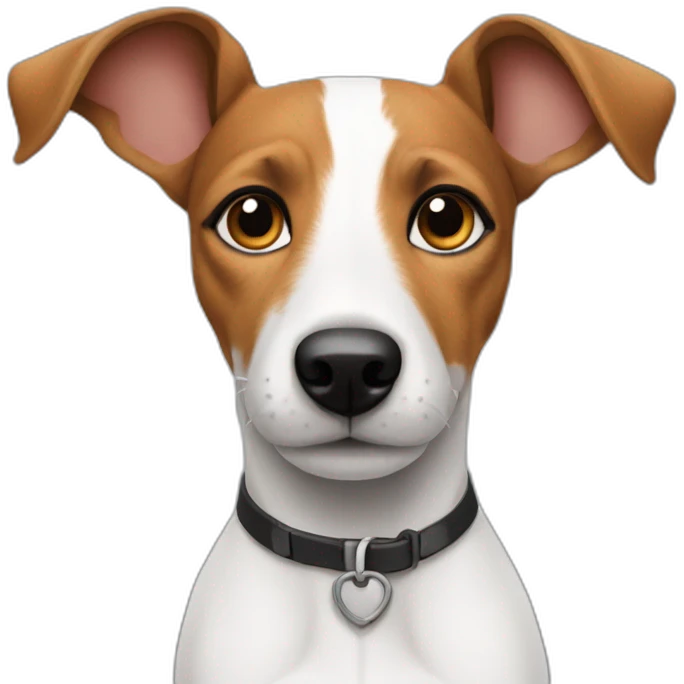 Jack-Russel with pointy ears emoji