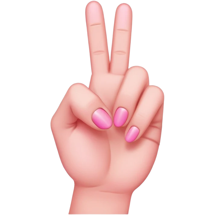pink middle finger emoji