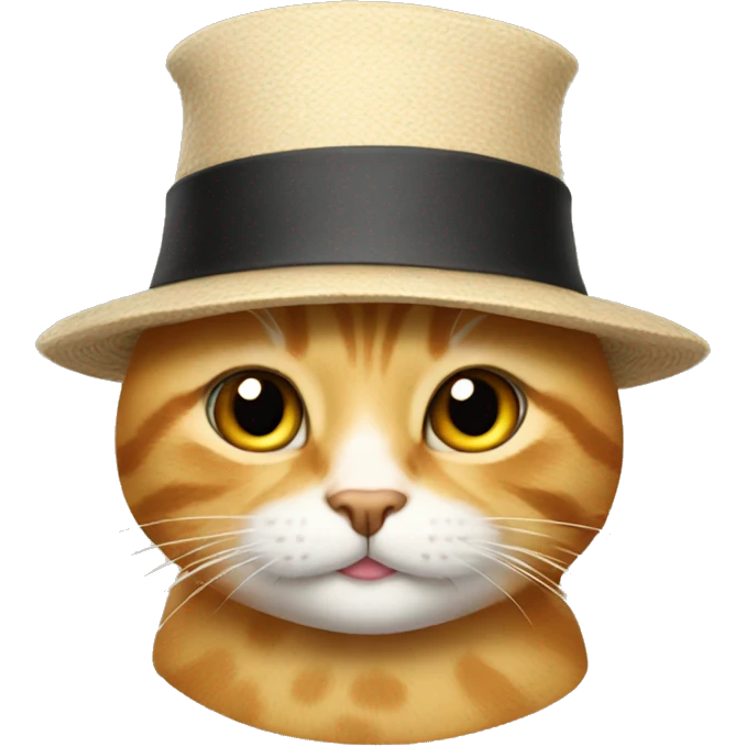 Cat in a hat  emoji