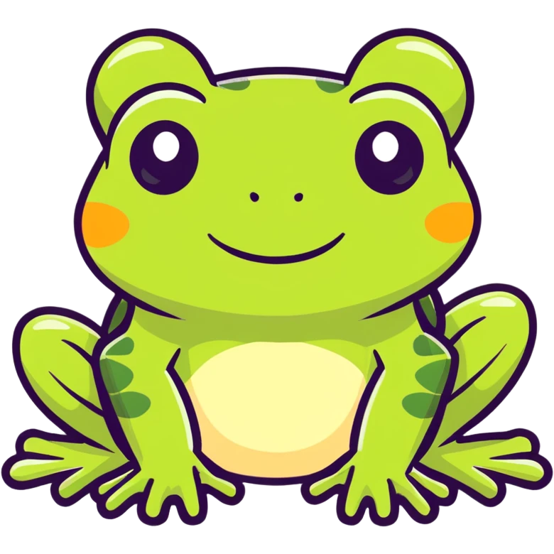cute little froggy honk shoo mimimimimi emoji