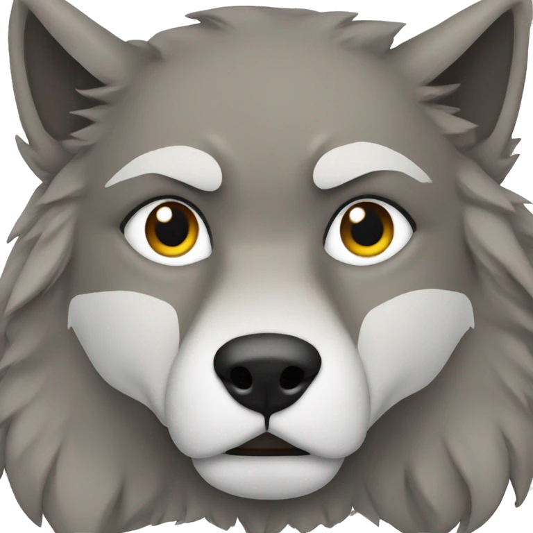 Wolf bad emoji