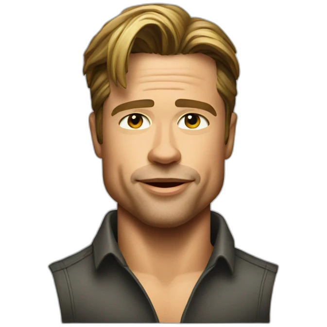 brad pitt emoji