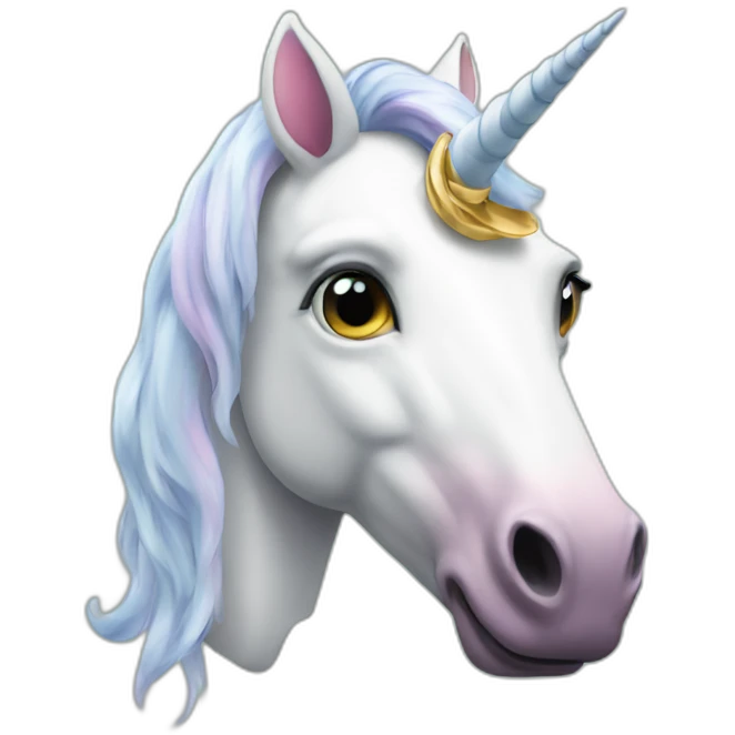 unicorn with dollar eyes emoji