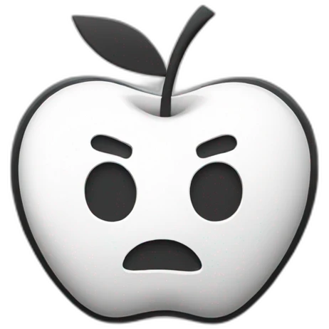 Apple logo for free fire emoji