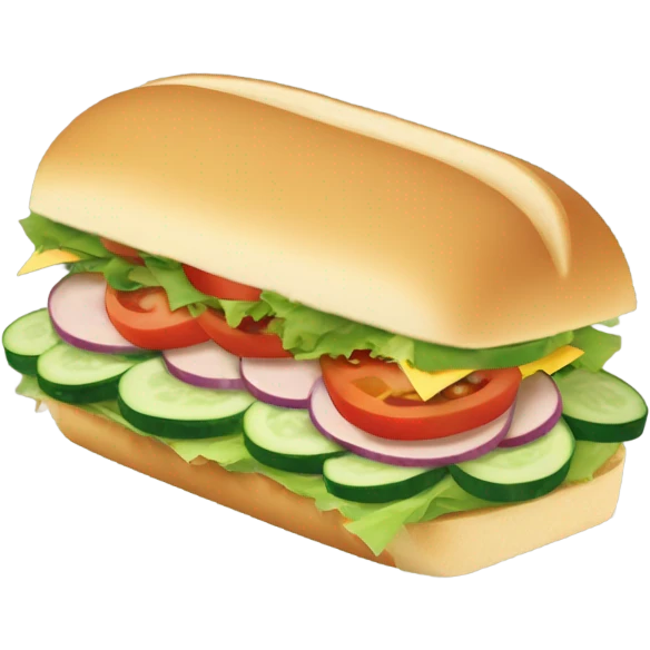 Subway sandwich emoji