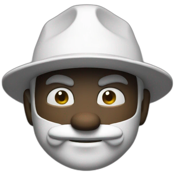 Mario noir emoji