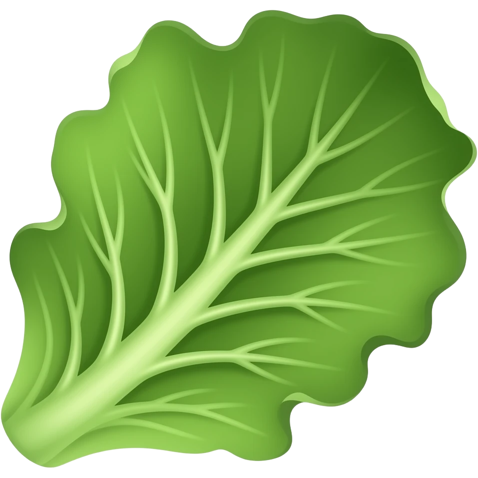 green salad vegetable emoji