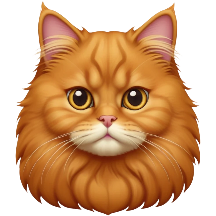 cinematic-adorable-big-eyed-fluffy-solid ginger-persian-cat-portrait-emoji,-head-tilted-playfully-with-a-sweet-expression,-fluffy-solid ginger-fur,-simplified-yet-irresistibly-cute-features-with-large,-expression, solid ginger cat emoji