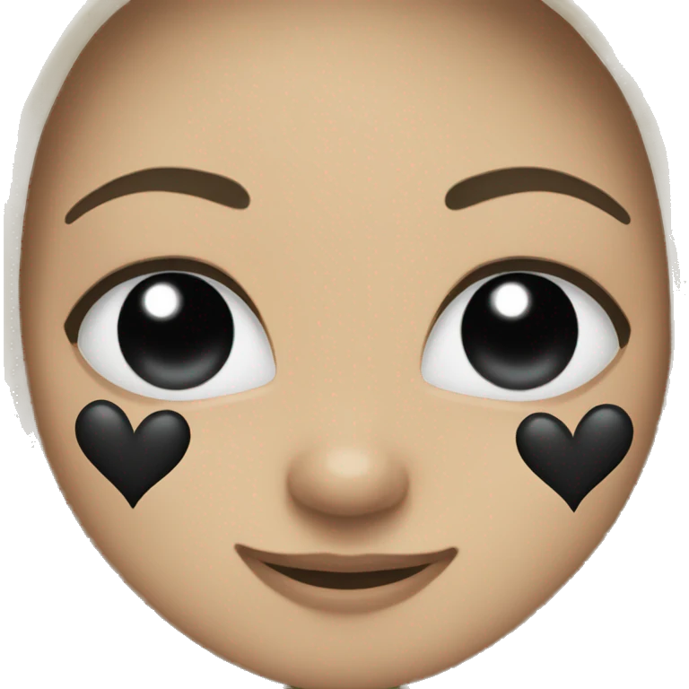Black heart  emoji