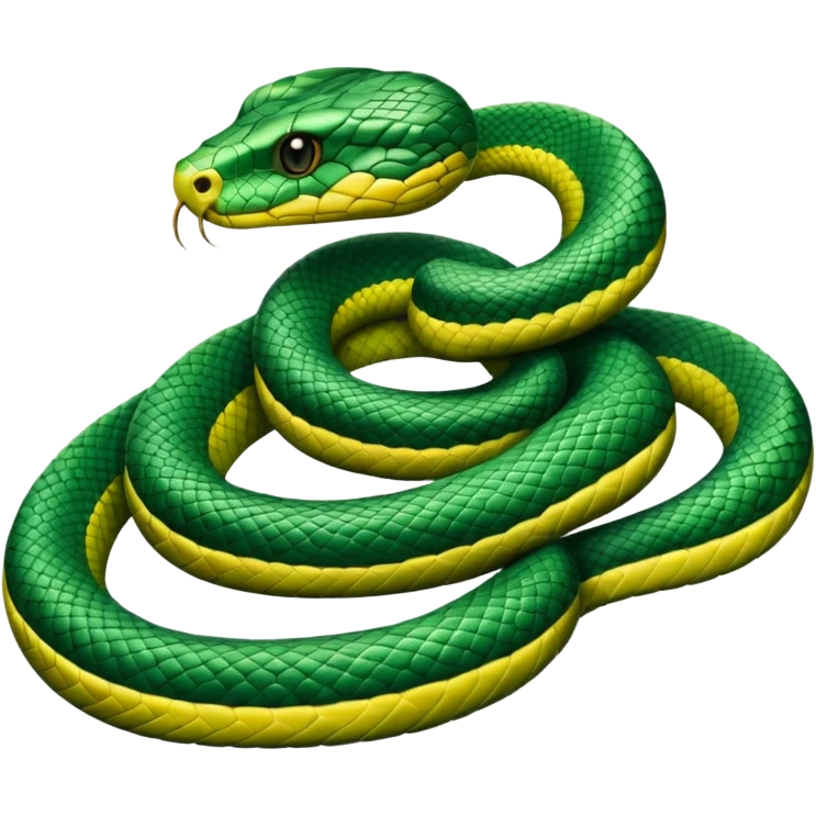 coiled snake reptile emoji