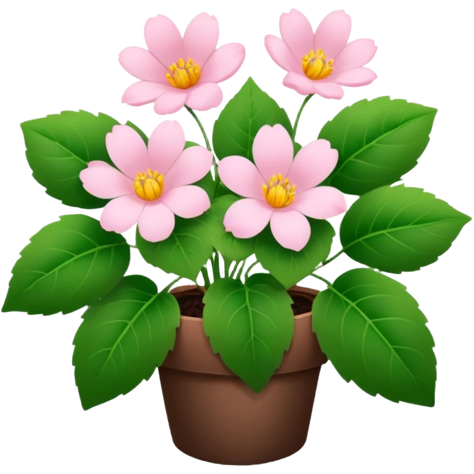 Aesthetic flowers and plants growing from the ground in colours of soft pink matching the deep green leaves (to describe/match with the word flourish) more of a wild bush or vine  emoji