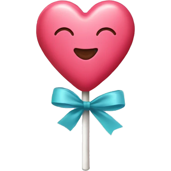 lollipop heart emoji