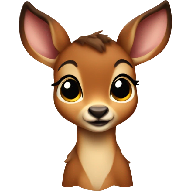 Cozy cute little Bambi  emoji