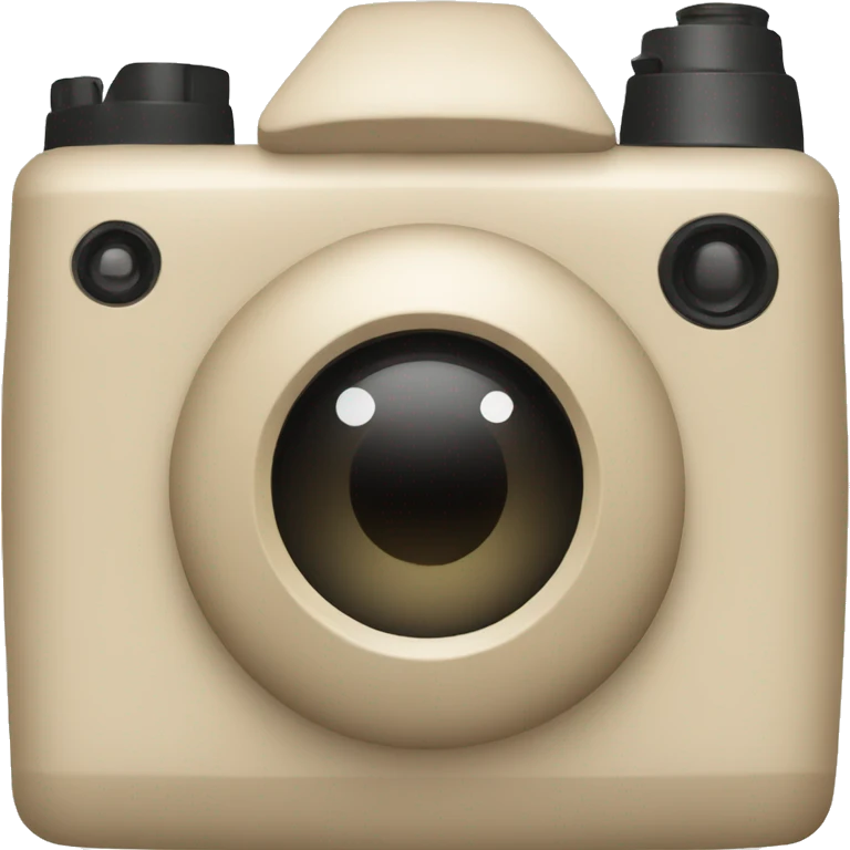 Camera beige emoji