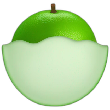 one juicy lime emoji