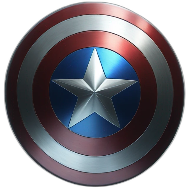 Captain America shield emoji