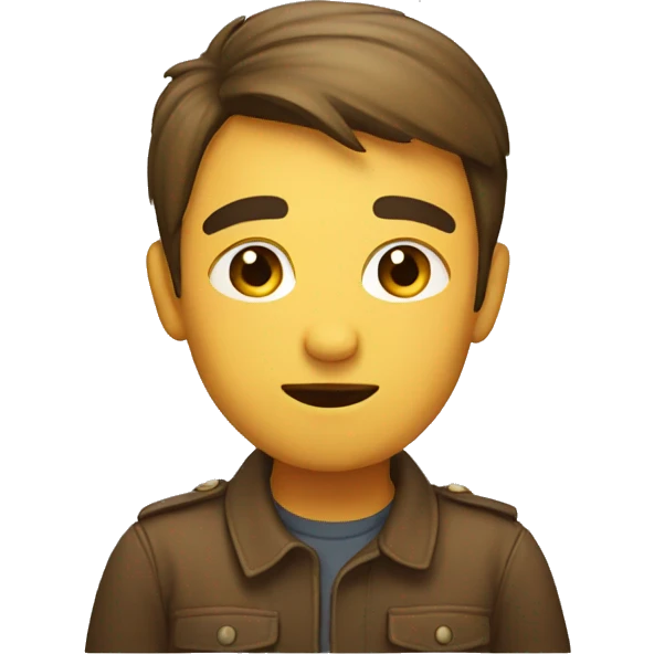 side eyeing emoji from a side profile  emoji