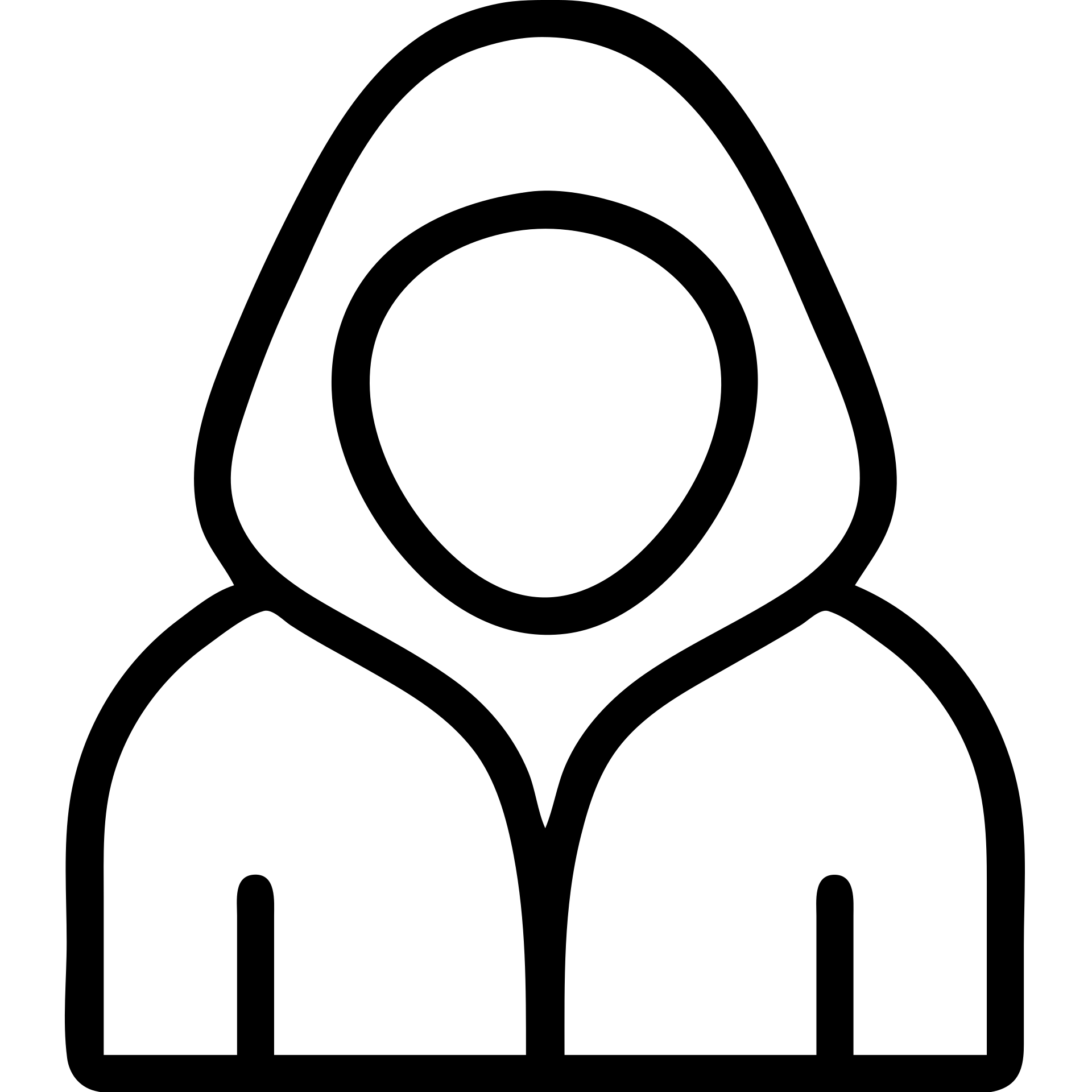 hooded figure in a dark red robe, shadowed face, minimalistic, icon style emoji