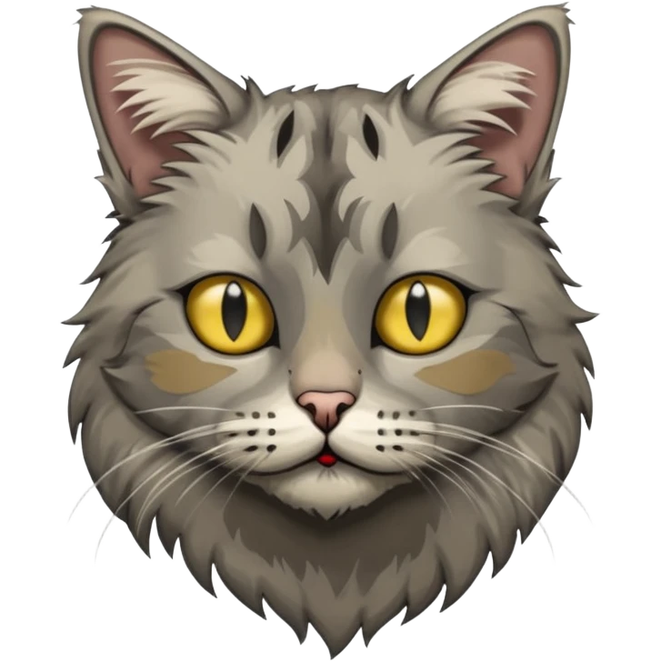 homeless poor cat emoji