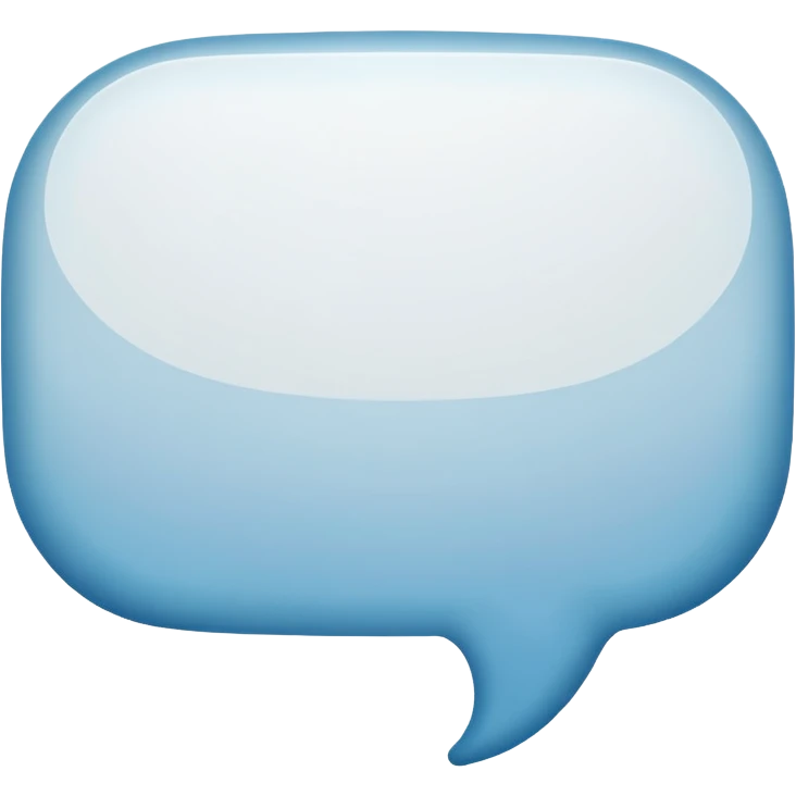 speech bubble emoji