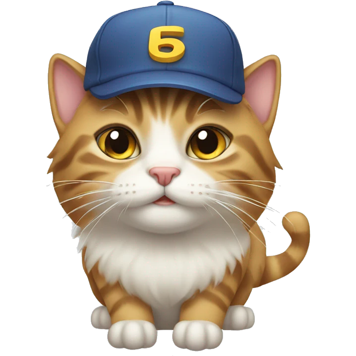 cat with cap emoji