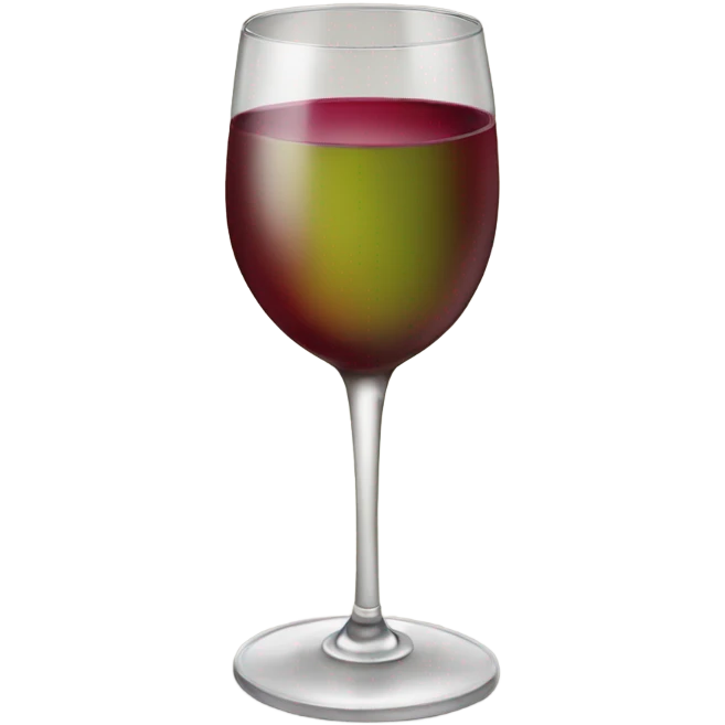 Appetizer with wine emoji