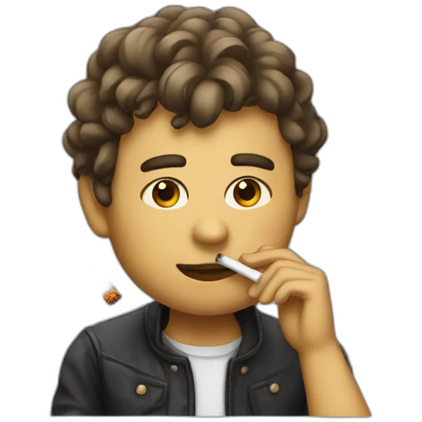😎smoking cigarette emoji