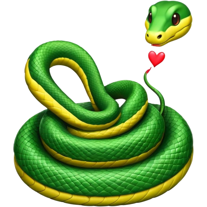 🐍+❤️  merge one emoji  emoji