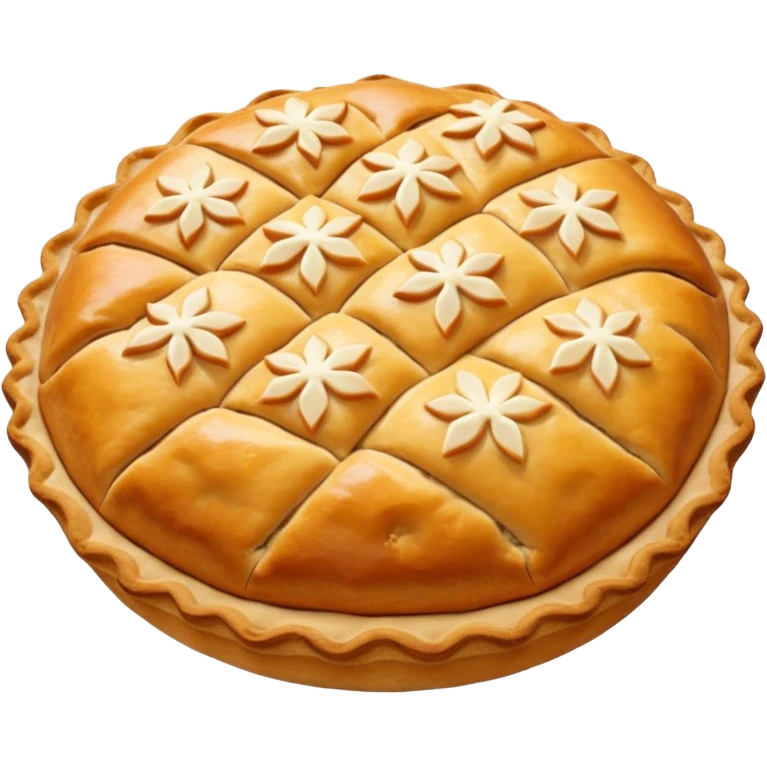 Karelian pasty with cream on top r emoji