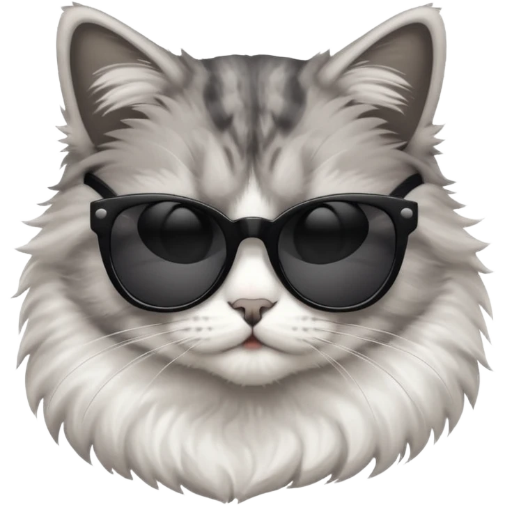 Cat wearing sunglasses emoji
