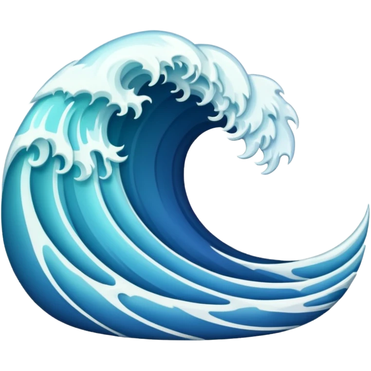 vertical wave emoji