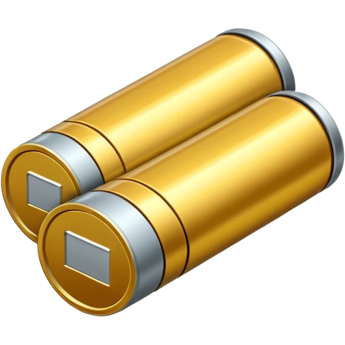 a battery emoij, with the outline of a battery, but on the inside instead of a charging level containing vertically stacked coins emoji